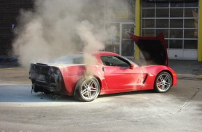 2006 Corvette Z06 Caught On Fire