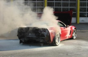 2006 Corvette Z06 Caught On Fire