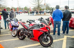 Motorcycles at Caffeine & Octane