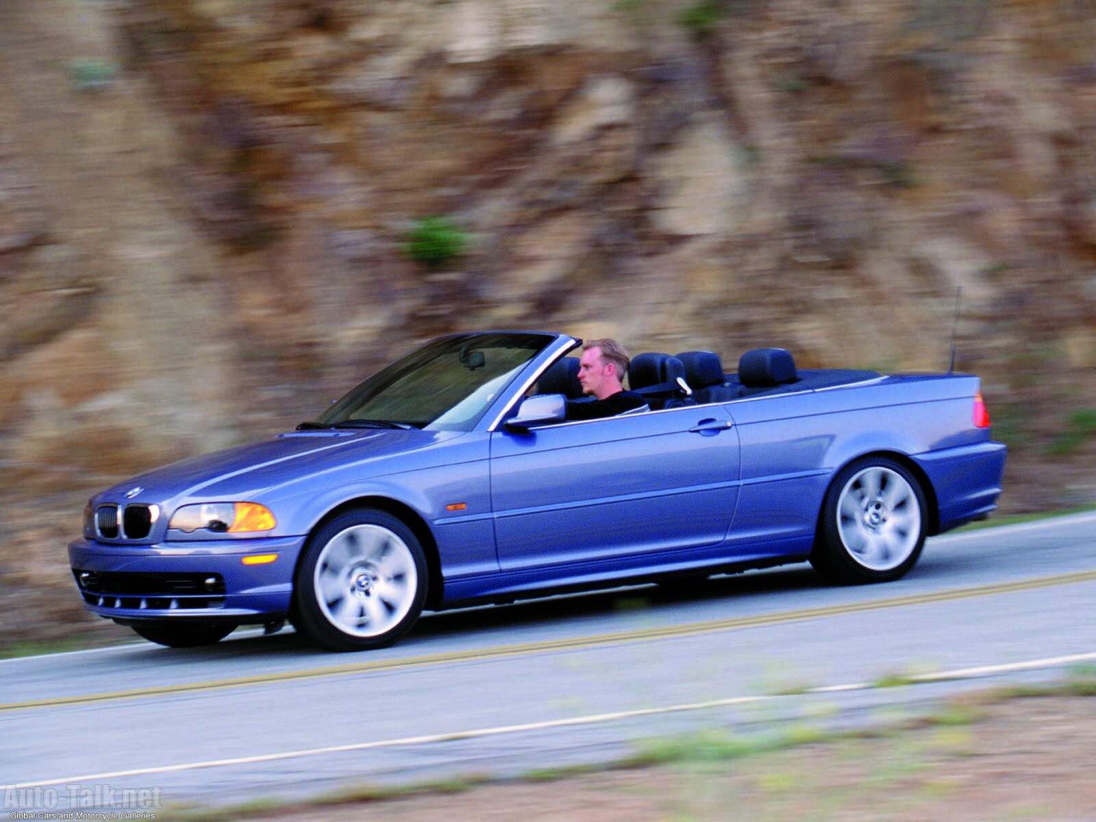 BMW  3Series, blue convertible