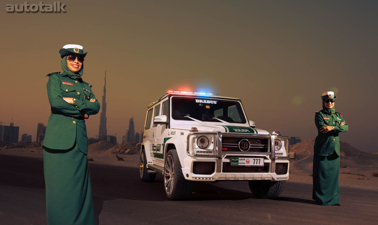 Brabus B63s 700 Widestar Dubai Police