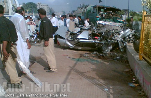 Car Accident Karachi, Pakistan