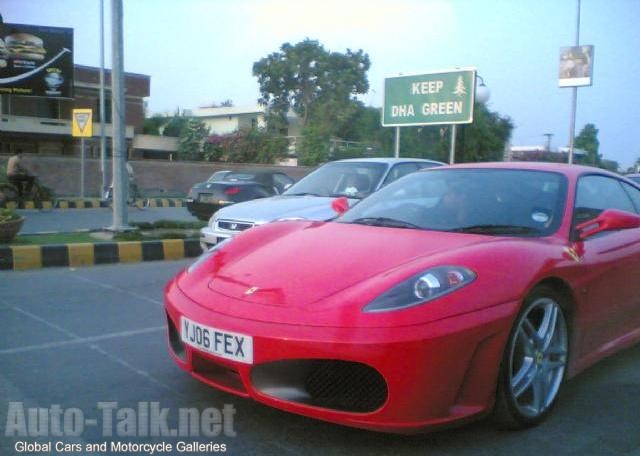 Ferrari Zipping through Karachi Streets