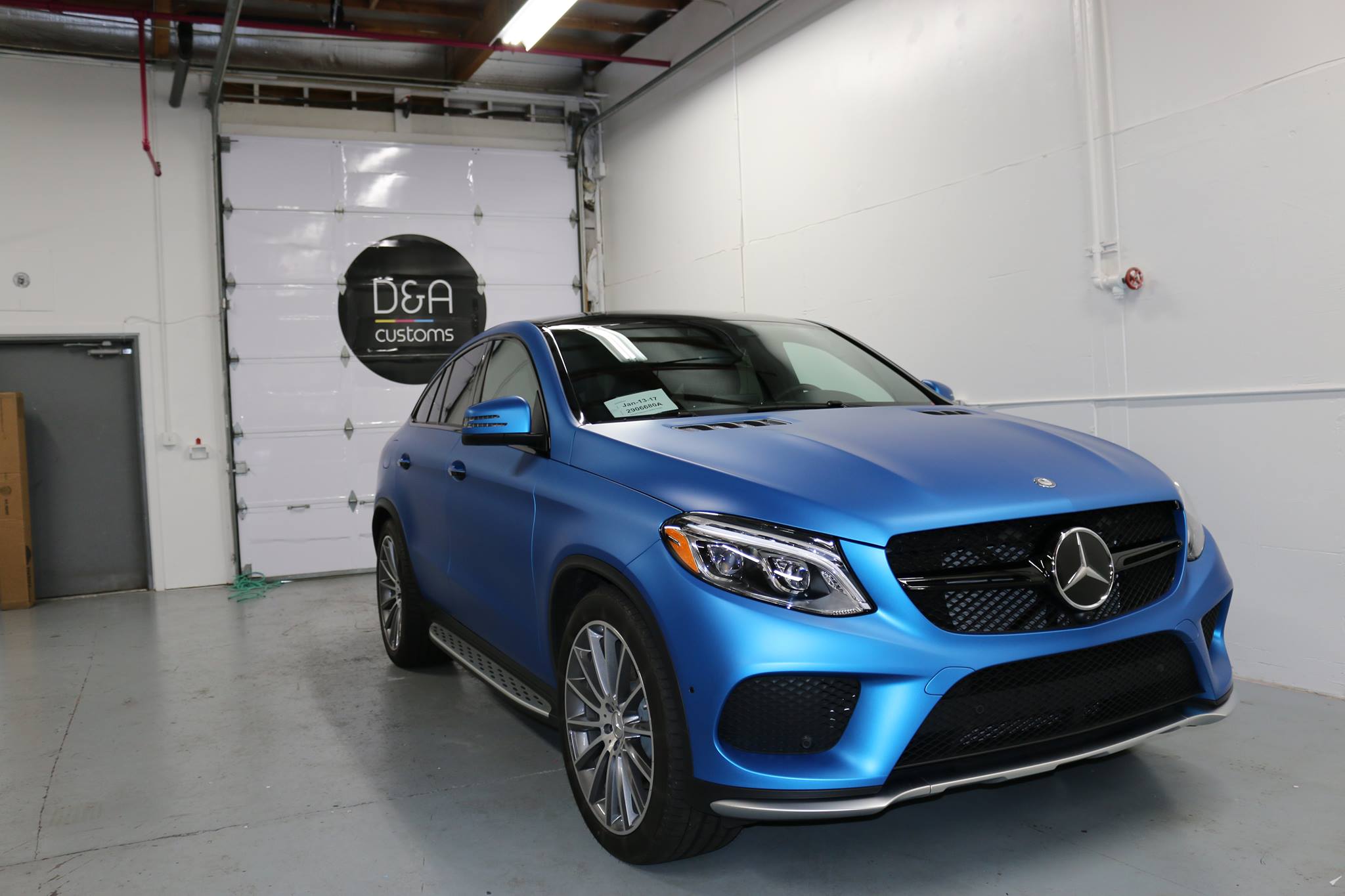 Full Vinyl Wrap 2017 Mercedes-Benz GLE 63 AMG