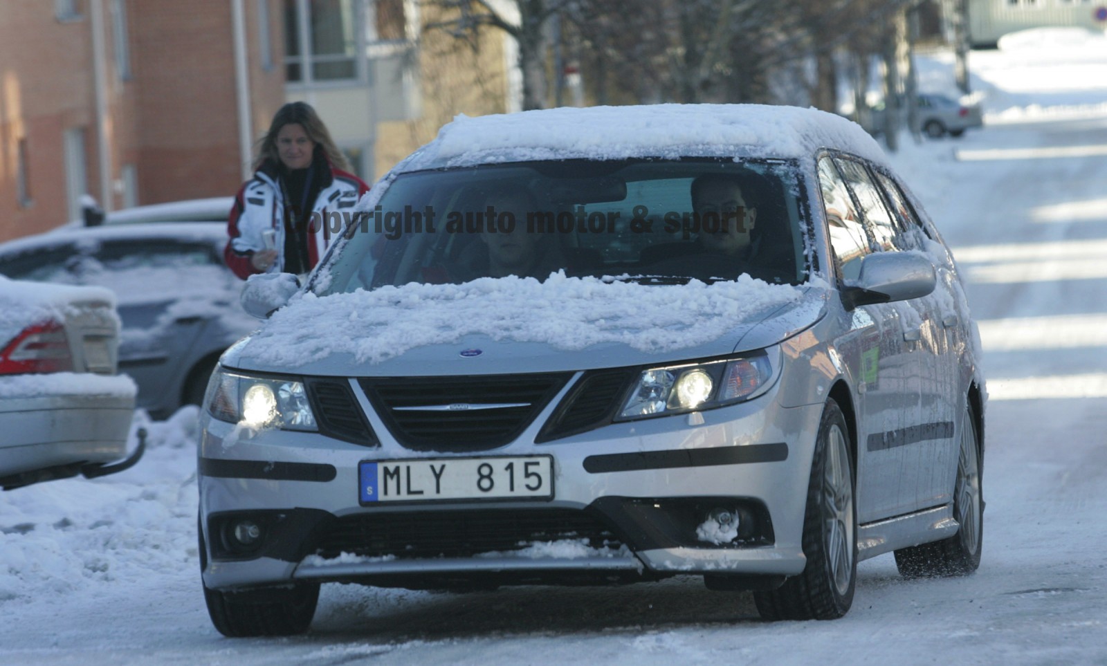 Spy Shots: 2008 Saab 9-3 facelift