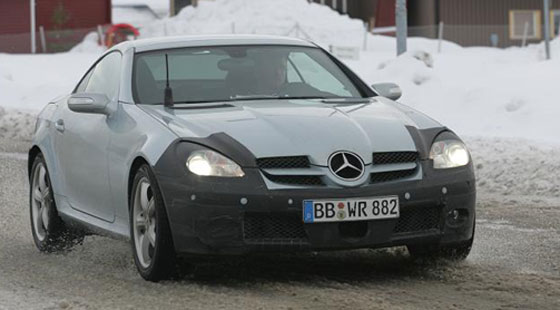 Spy Shots of 08 Mercedes SL