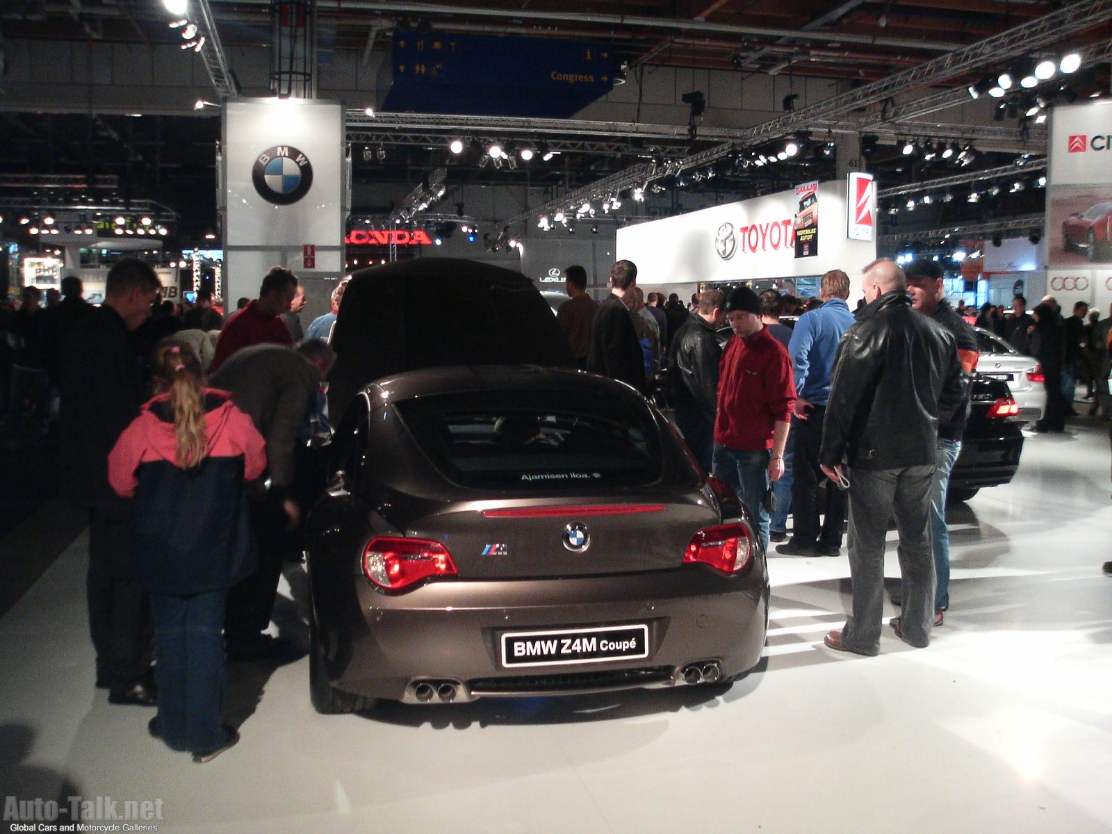 The BMW stand