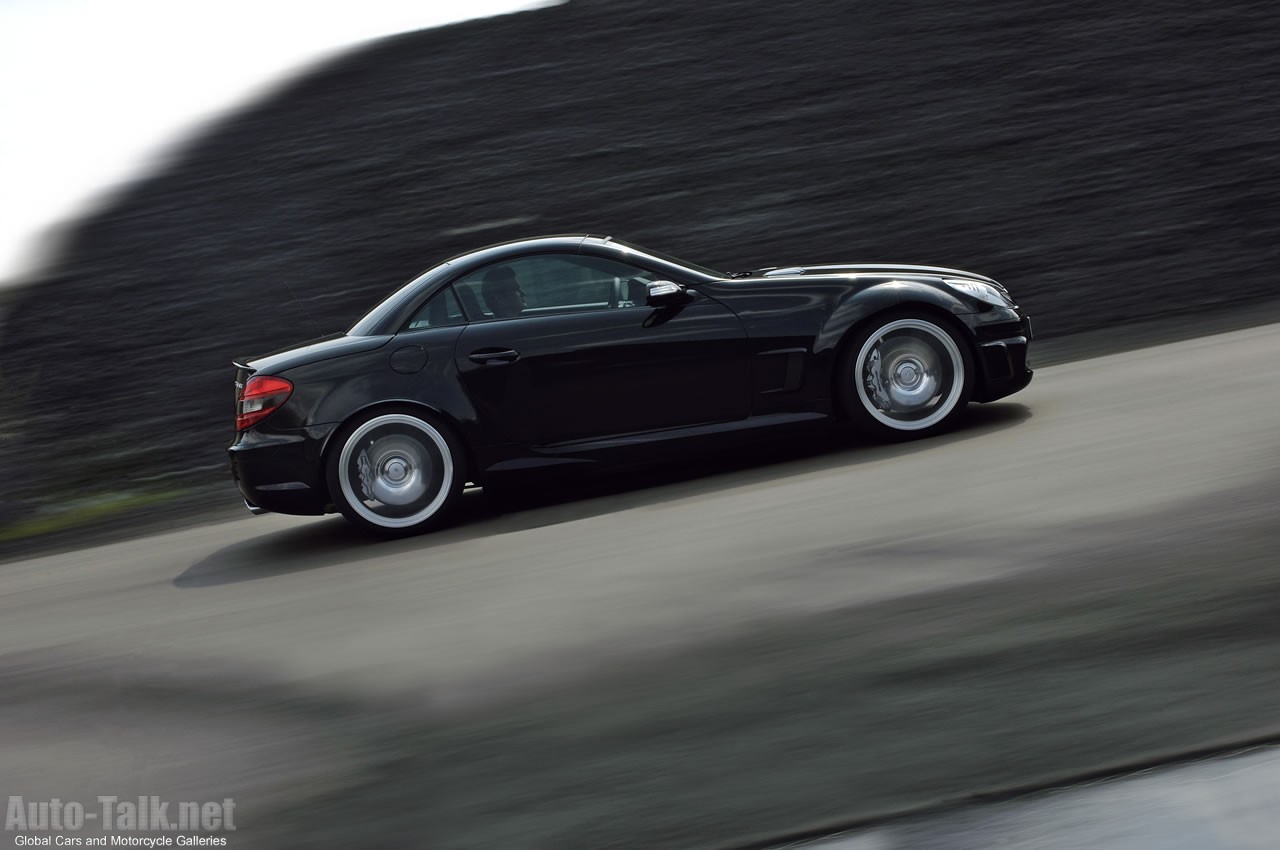 The Mercedes Benz SLK 55 AMG Black Series