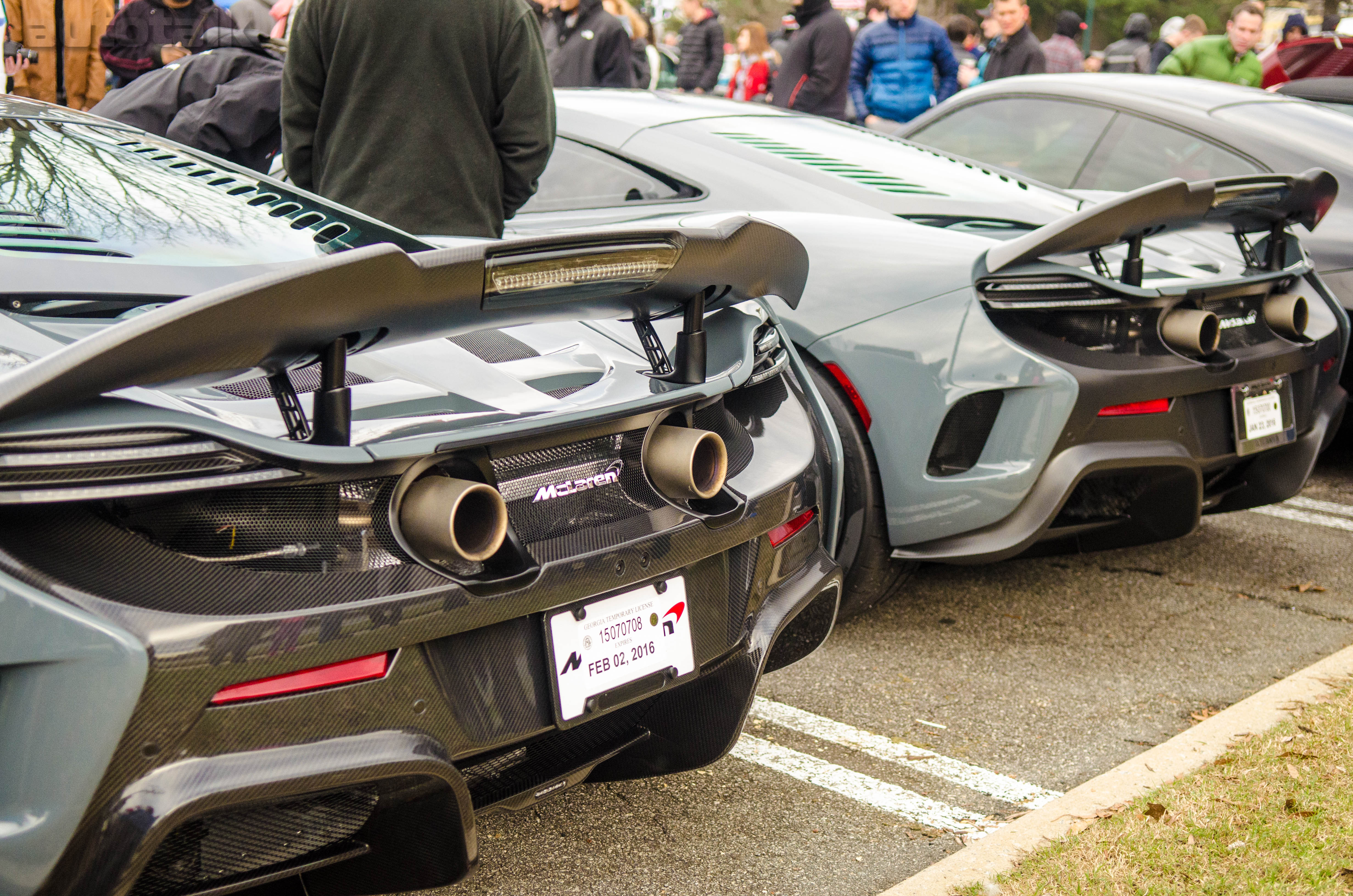 Two McLarens at Caffeine &  Octane