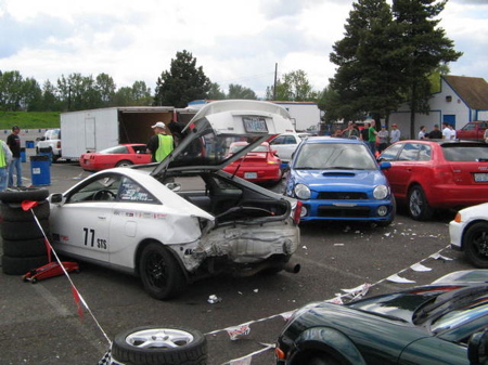 Wrecked WRX