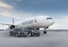 Cadillac partnered with American Airlines