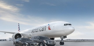 Cadillac partnered with American Airlines